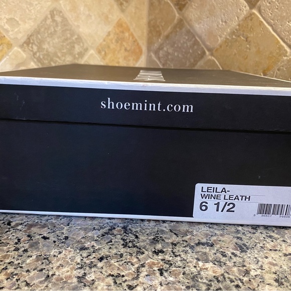 Beautiful BN Shoemint "Leila" Booties in size 6.5 Color:Wine NEW IN THE BOX - Picture 16 of 16